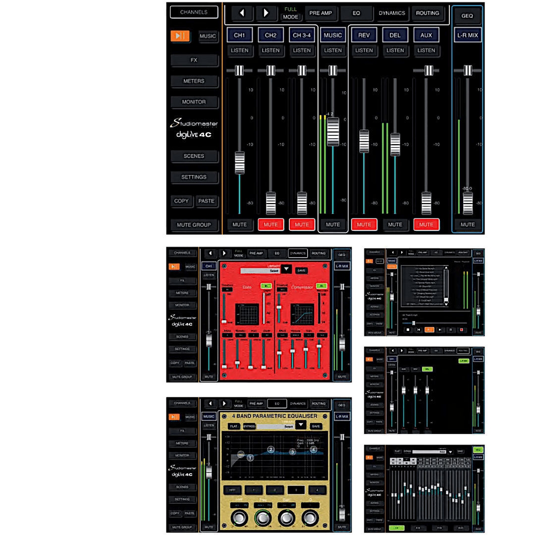 Digilive 4c 8c Interface Images